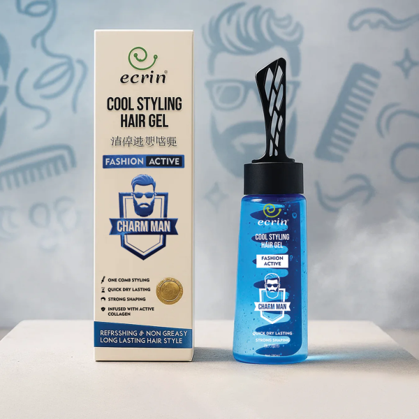 Ecrin Cool Styling Hair Gel With Active Collagen